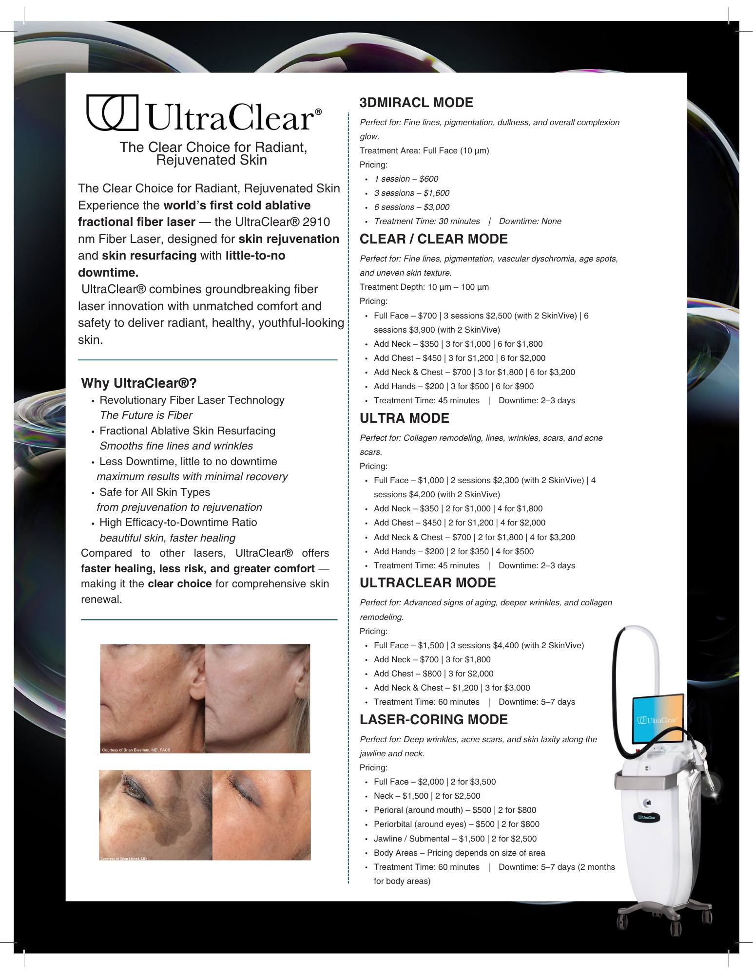 Ultra Clear November 2025 - El Paso Cosmetic Surgery
